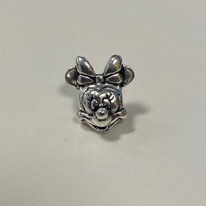Disney Minnie Mouse face charm for Pandora bracelet silver charms necklace 925